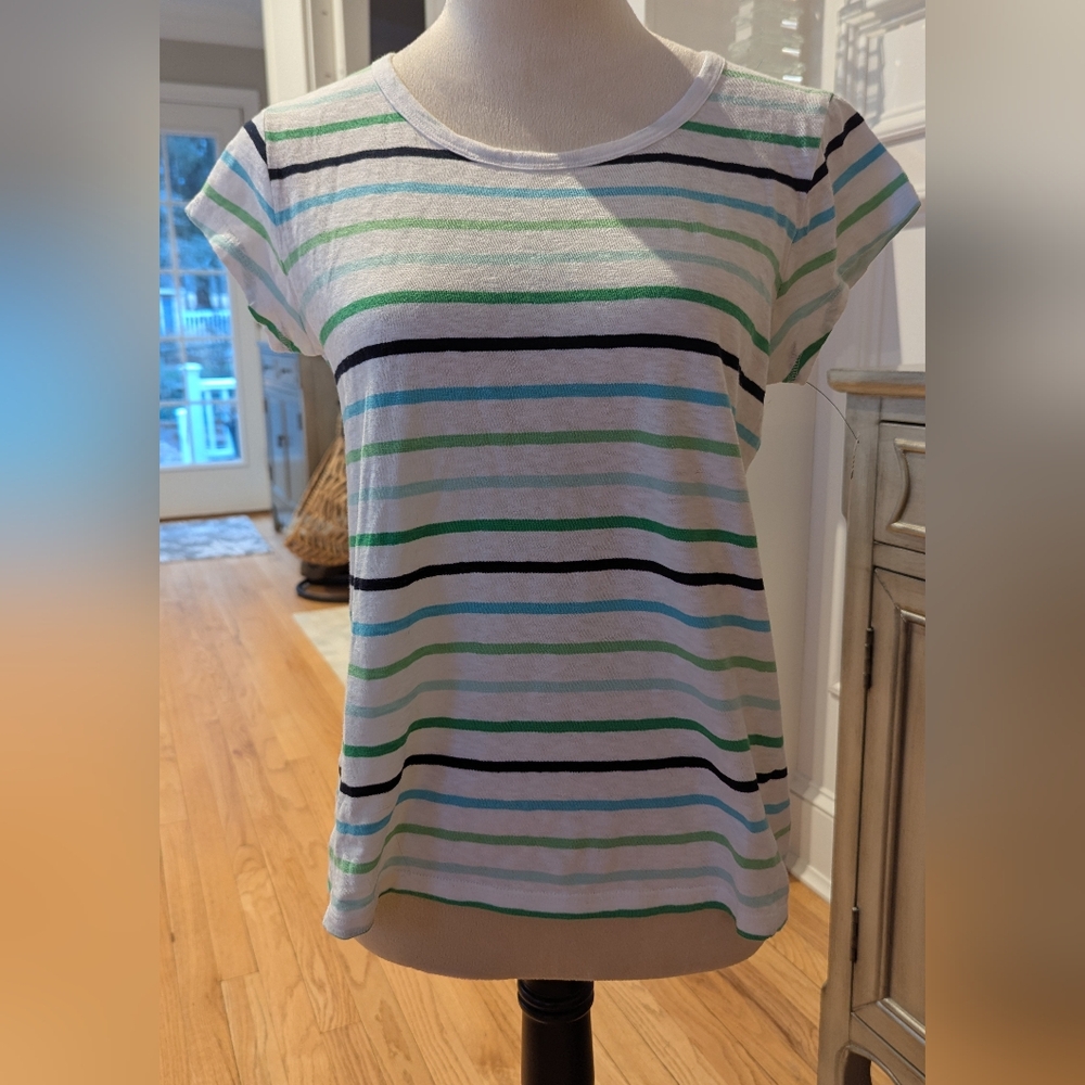 Talbots T by Talbots Striped Women's Top NWT